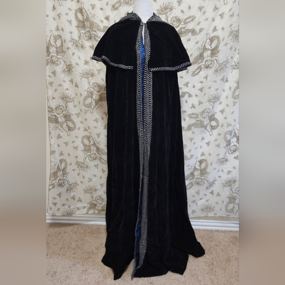 Stunning Renaissance Fair wizard medieval wizard  cloak / cape unisex - Picture 1 of 5